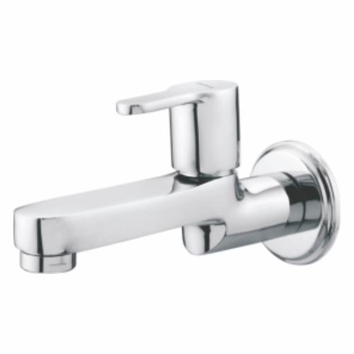 Bib Cock Long Body with Wall Flange  Chrome